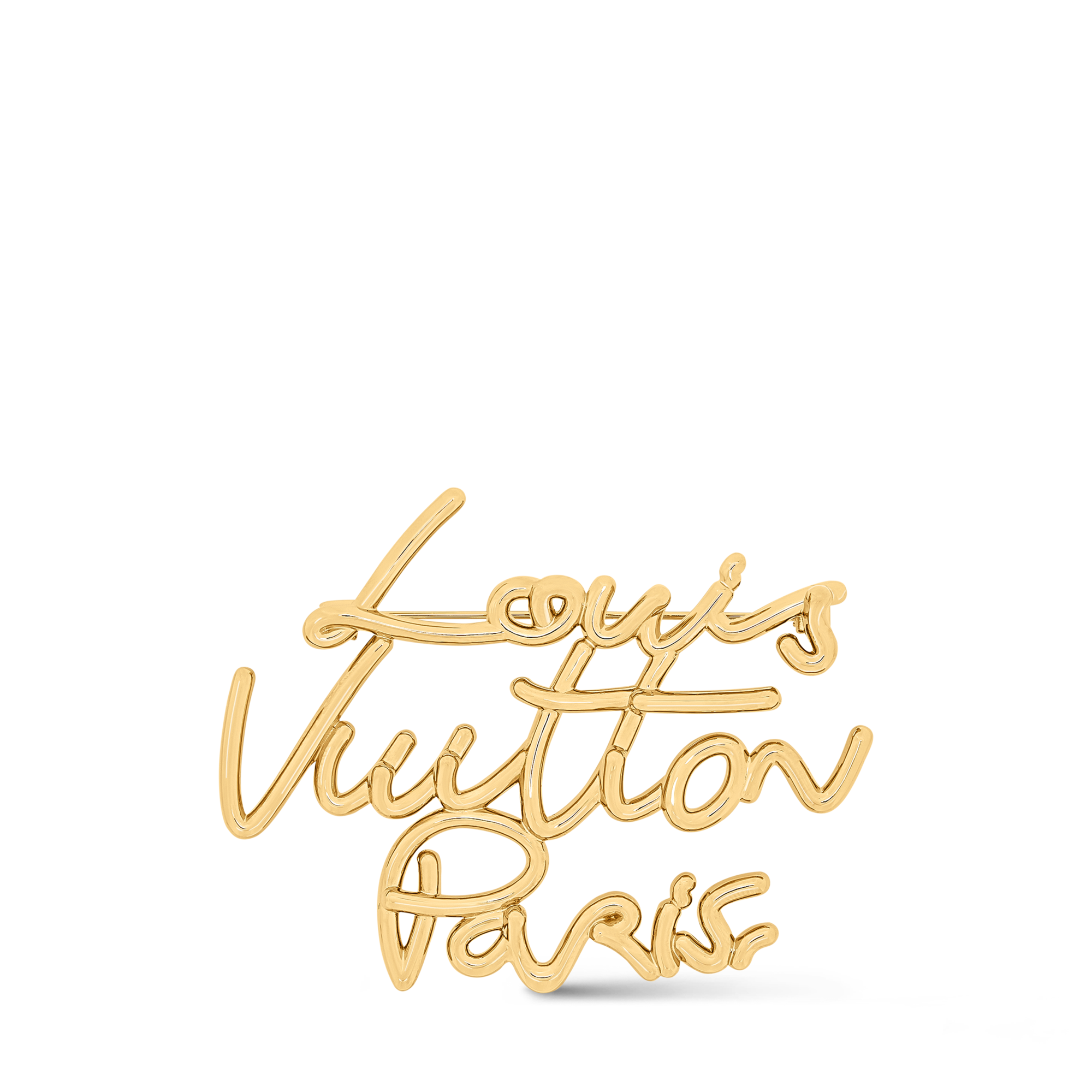 LV Script Brooch S00 - Women - Fashion Jewelry | LOUIS VUITTON ®